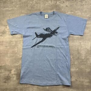 Vintage 1982 Chance Vought F4U Corsair Plane T-Shirt